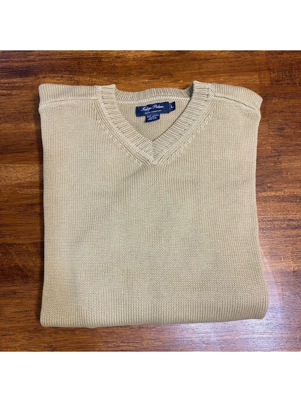Tommy Bahama Indigo Palms v-neck sweater men’s Large